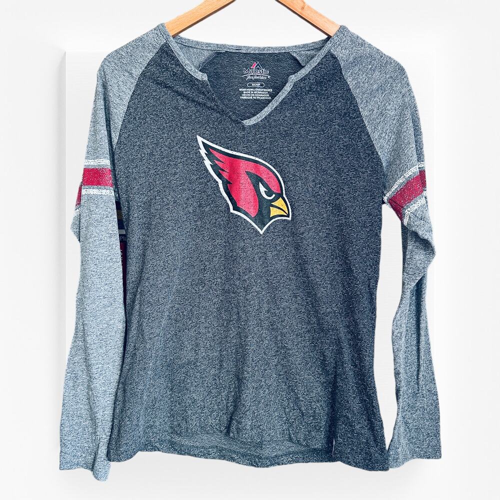 Arizona Cardinals Womens Long Sleeve Shirt Size S